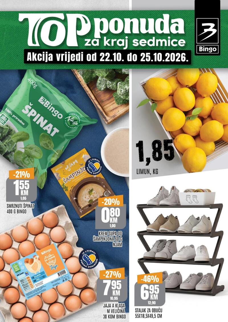 Bingo katalog akcija Top ponuda za kraj sedmice