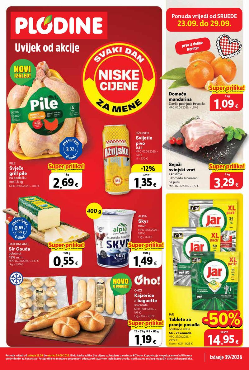 Plodine katalog akcija Tjedna akcija