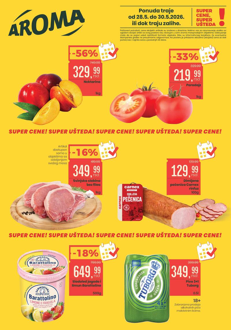 Aroma Market katalog akcija Vikend akcija
