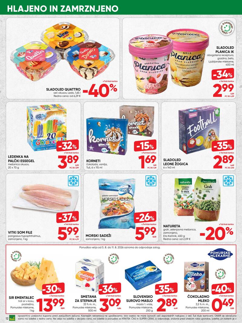 Tuš redni katalog