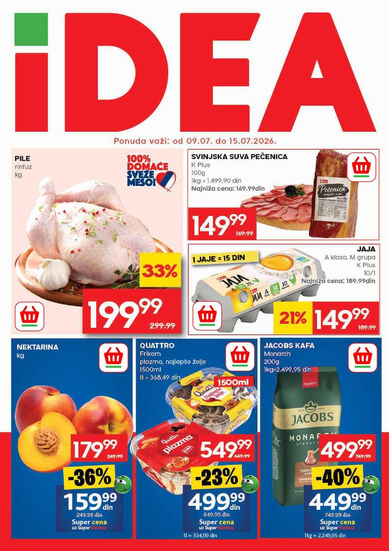 Idea katalog akcija Nedeljna ponuda
