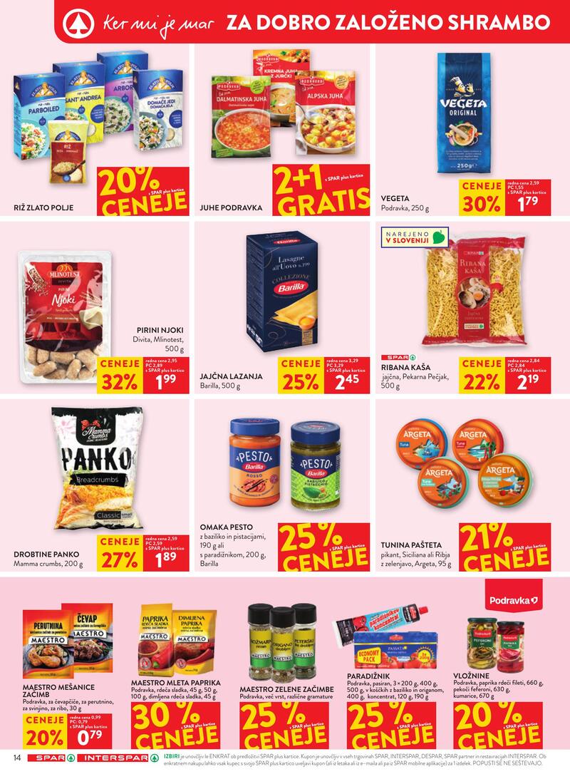 Spar redni katalog