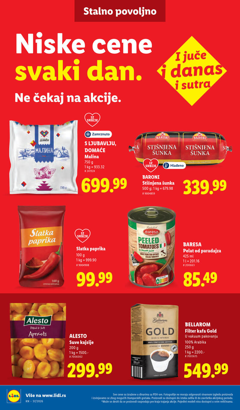 Lidl katalog akcija