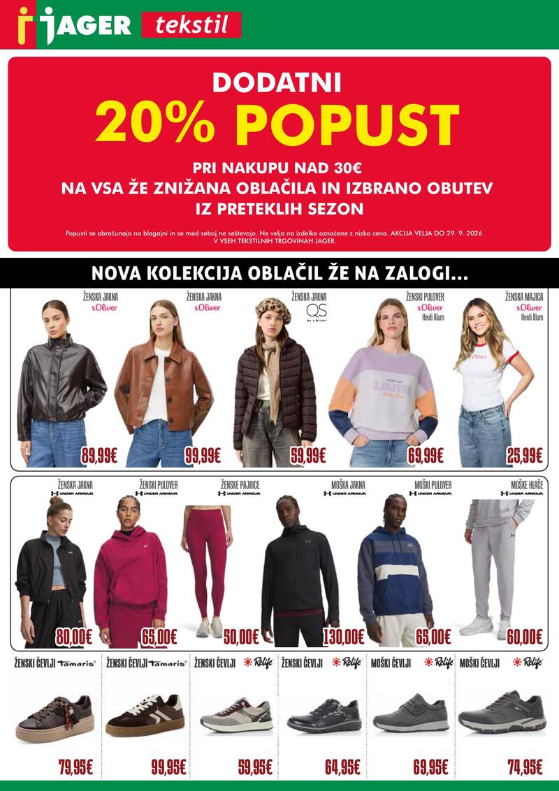 Jager katalog akcija Katalog tekstil