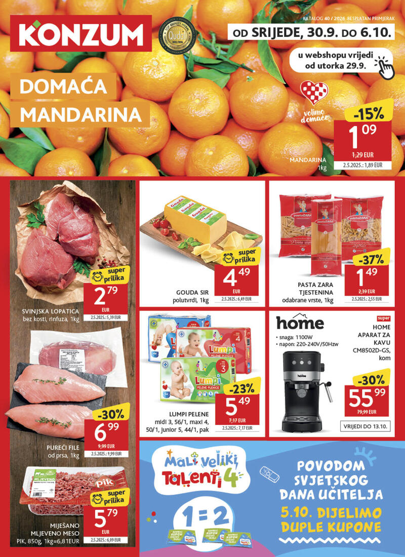 Konzum katalog akcija Tjedna akcija