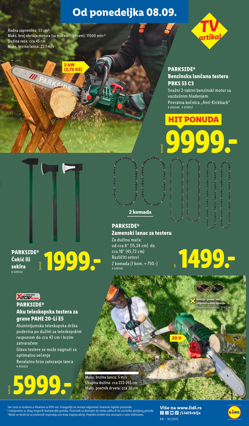 Lidl katalog akcija neprehrana