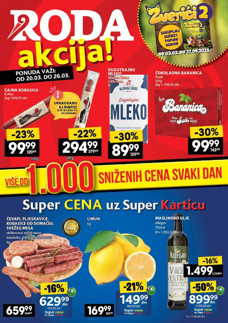 Roda katalog nedeljna akcija