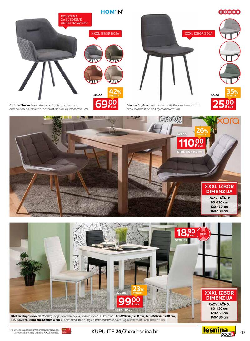 Lesnina XXXL katalog akcija