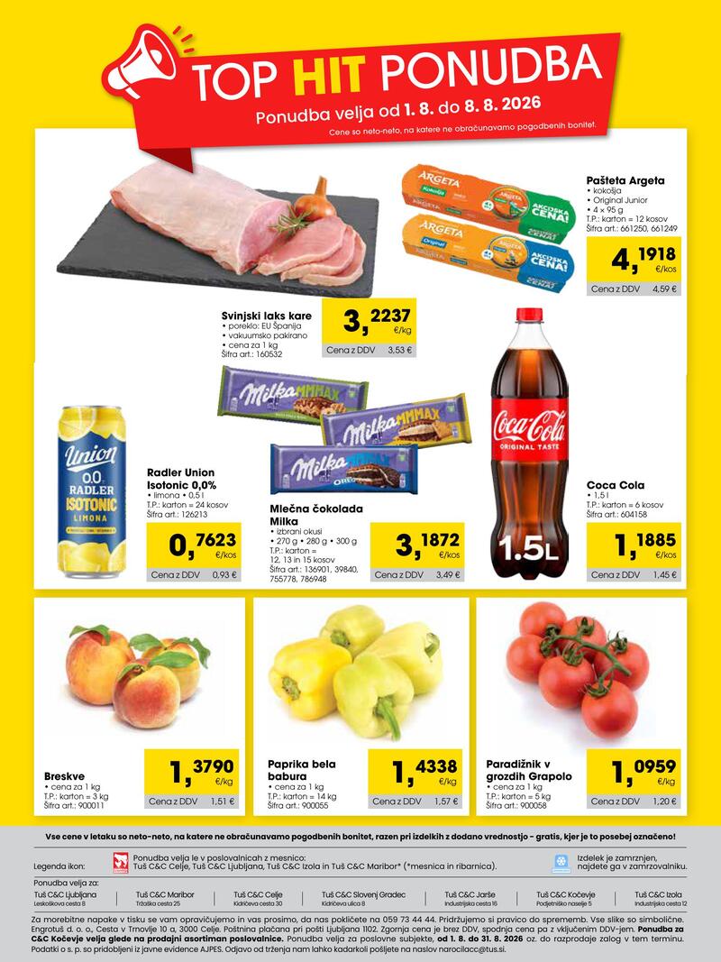 Tuš Cash & Carry trgovec
