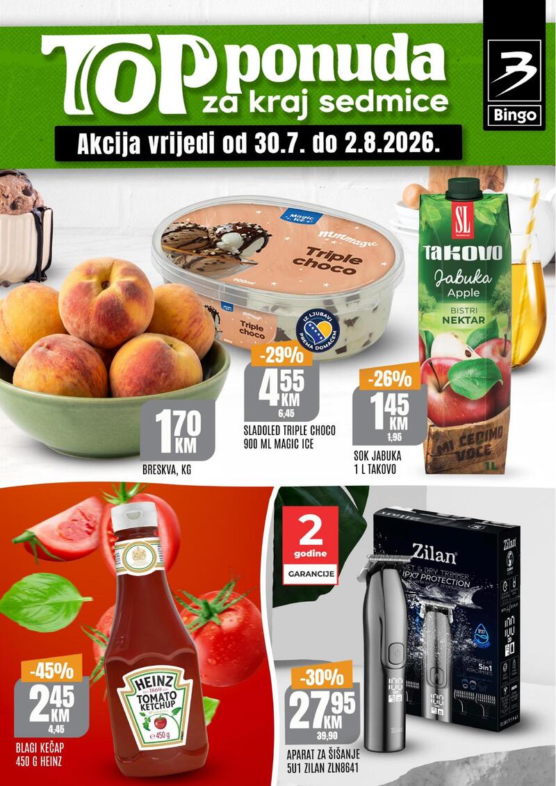 Bingo katalog akcija Top ponuda za kraj sedmice