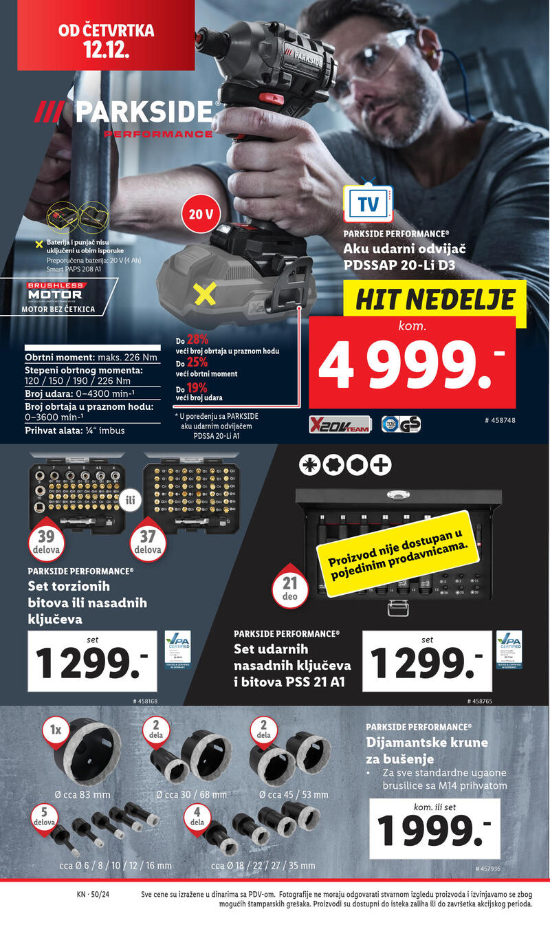 Lidl katalog akcija neprehrana