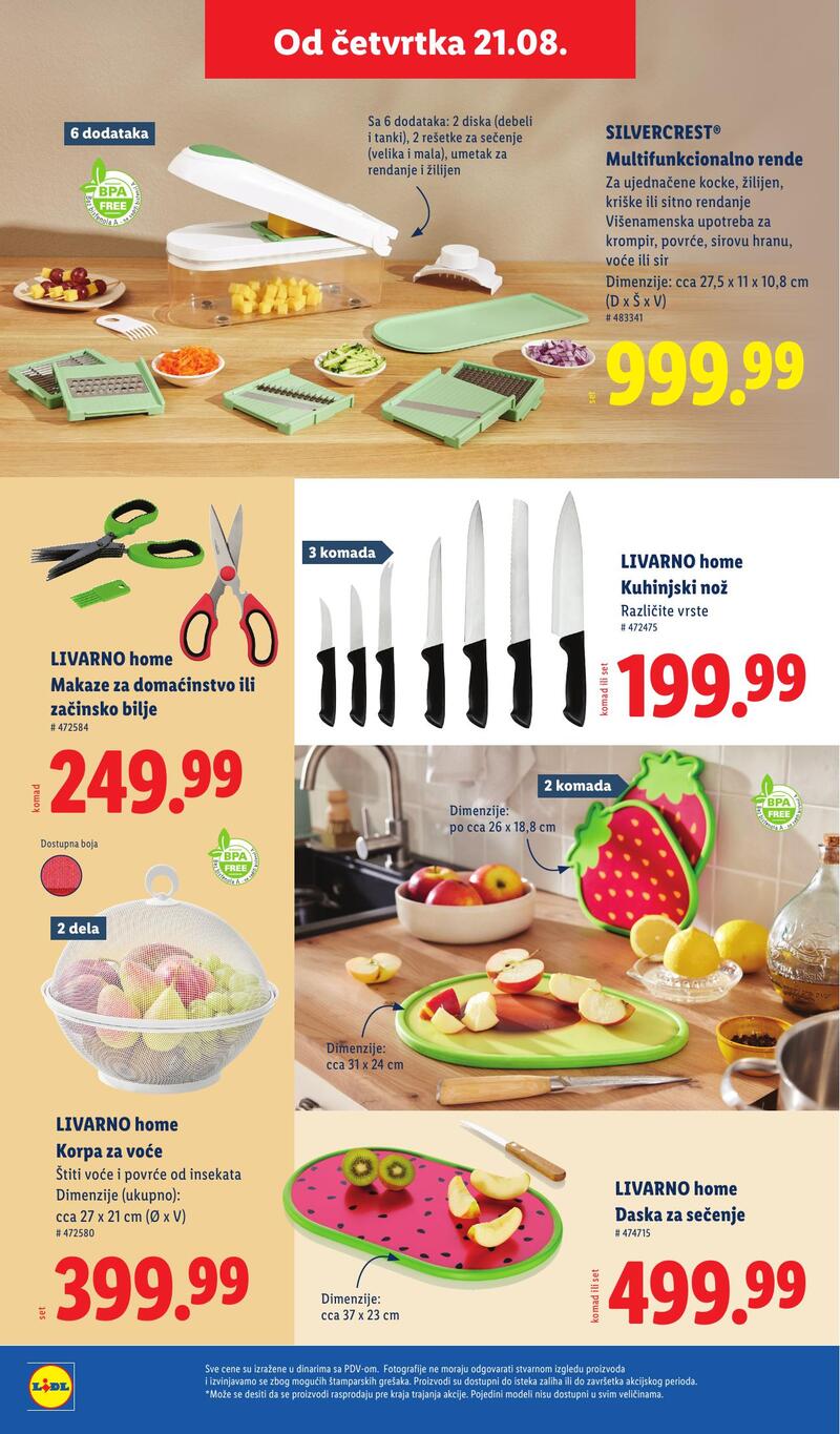 Lidl katalog akcija neprehrana