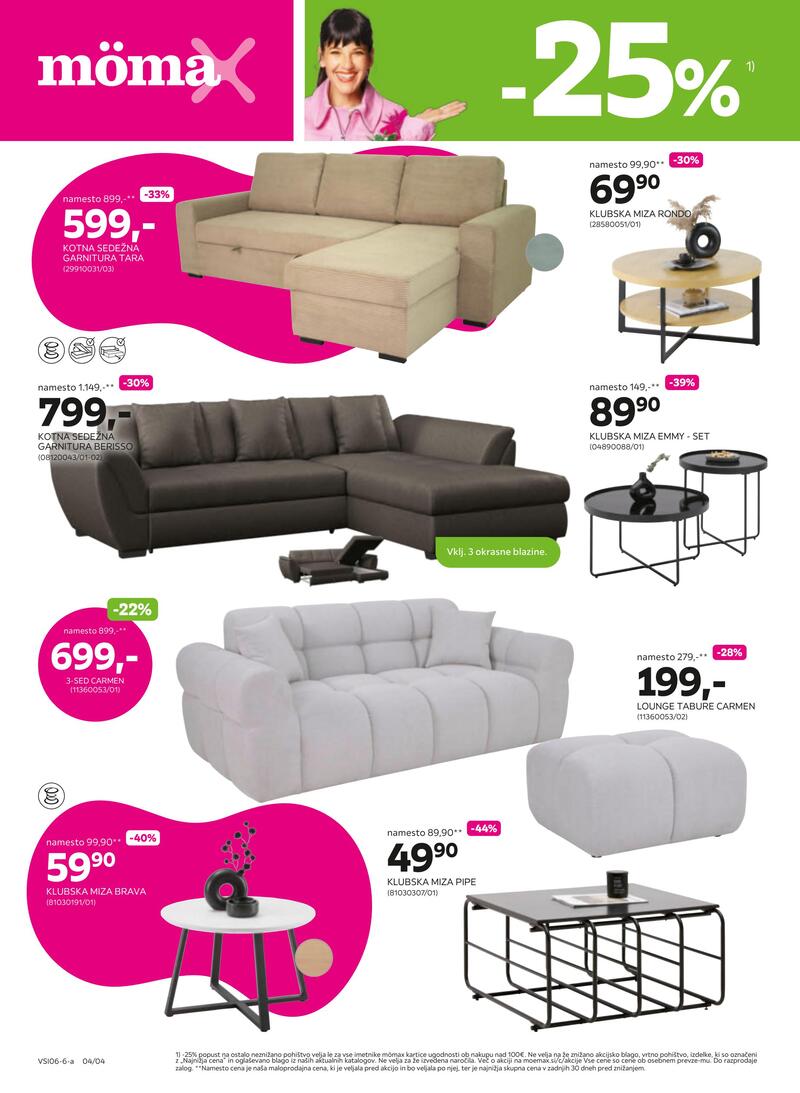 Mömax pohištvo katalog