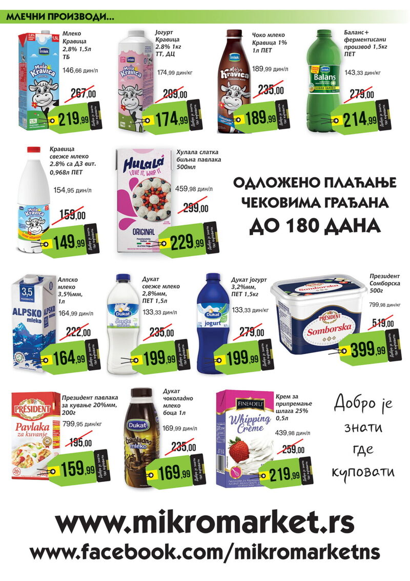 Mikromarket katalog akcija