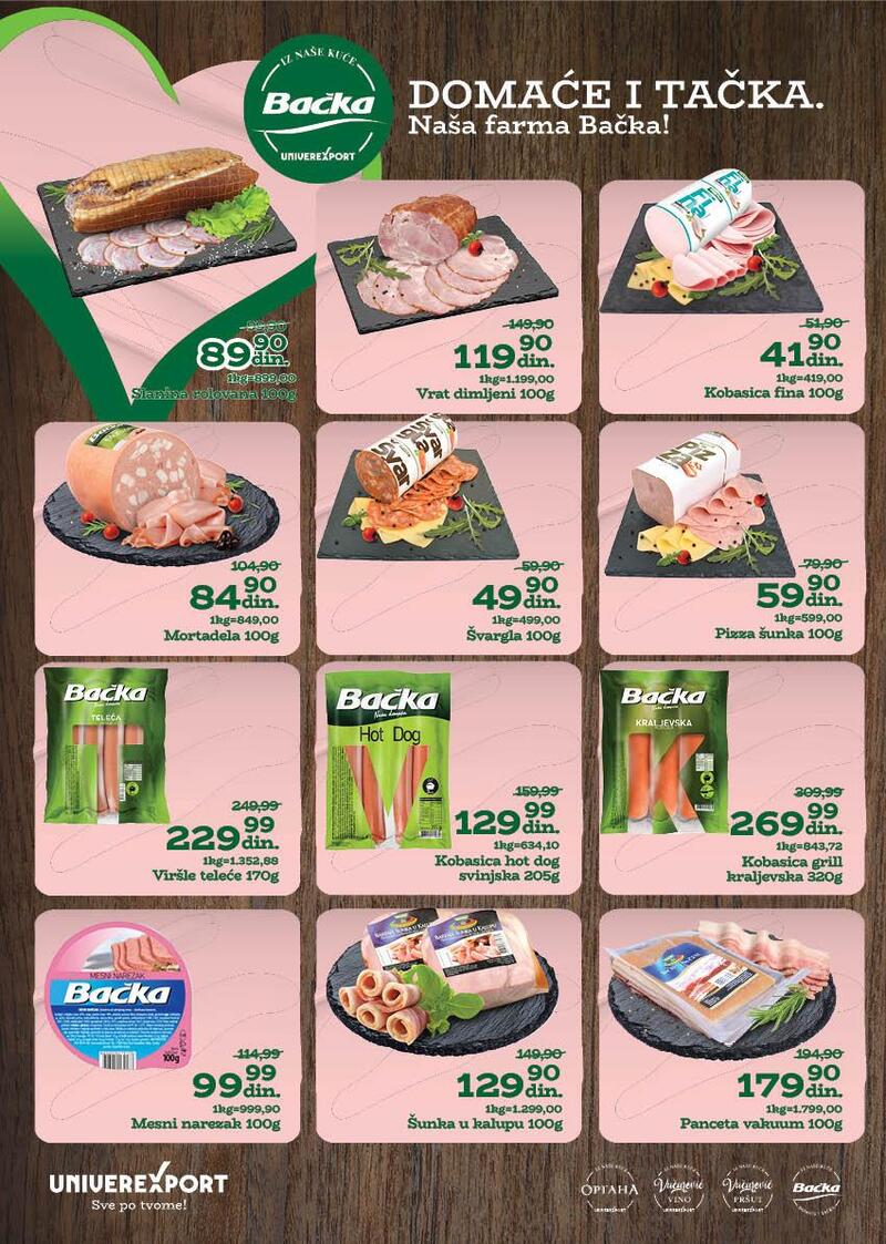Univerexport akcija