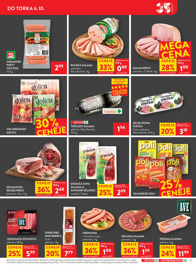 Spar katalog - Tedenska akcija