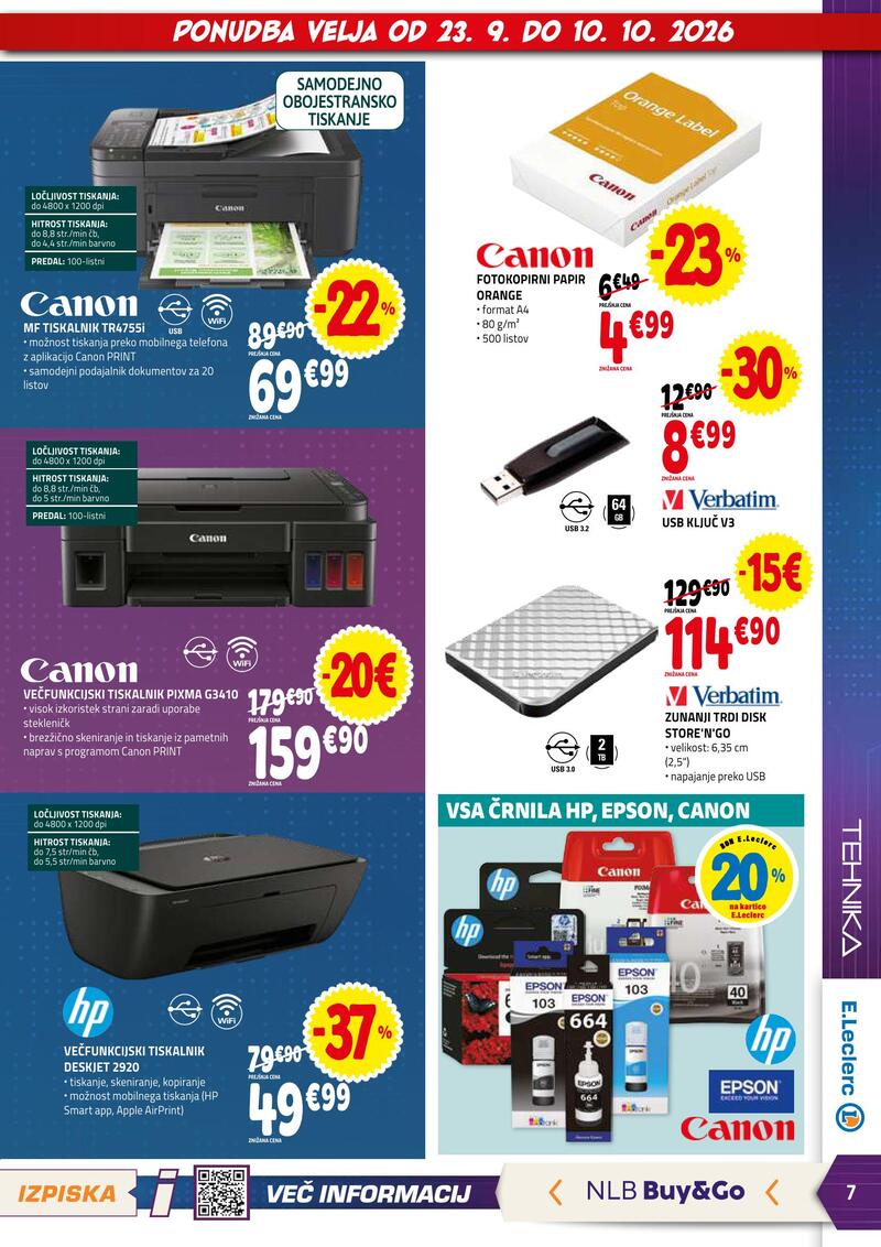 E.Leclerc katalog - Dvotedenska akcija