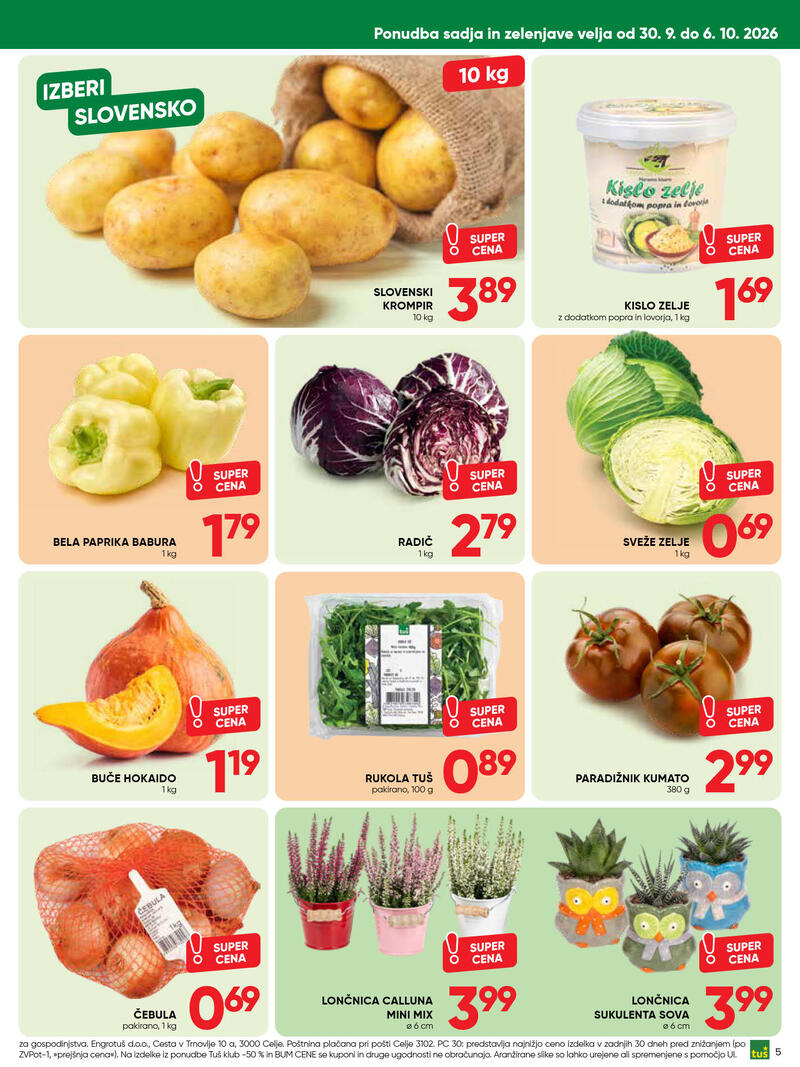 Tuš katalog - Dvotedenska akcija