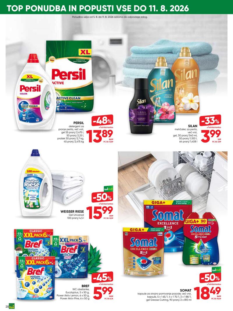 Tuš redni katalog