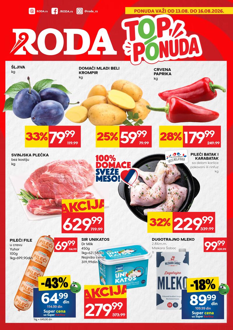 Roda katalog vikend akcija