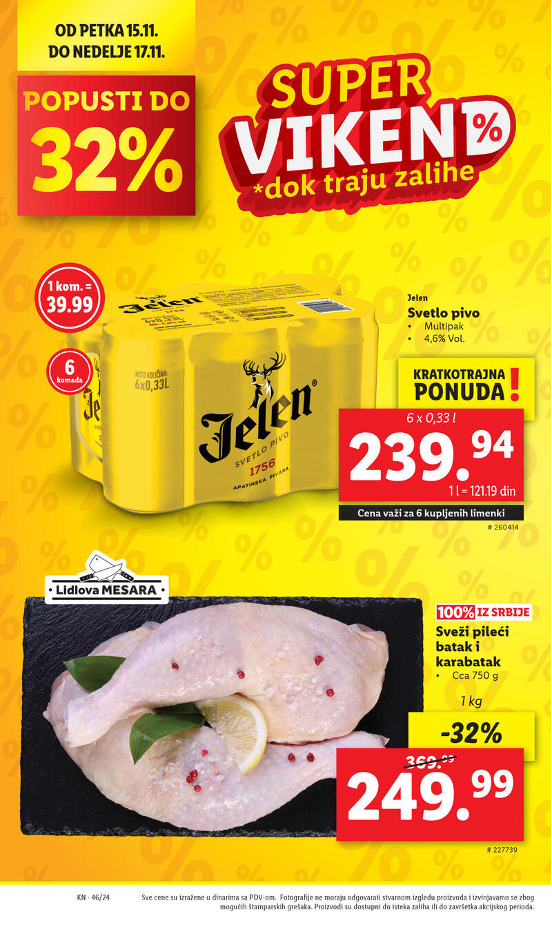 Lidl katalog akcija neprehrana