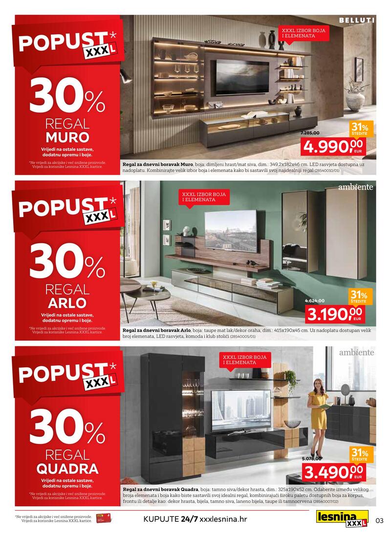 Lesnina XXXL katalog akcija