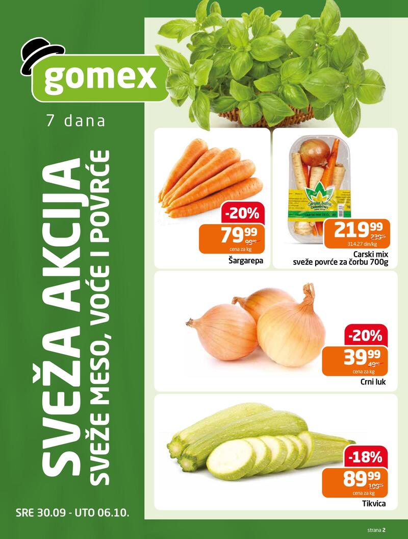 Gomex katalog - Dvonedeljna akcija