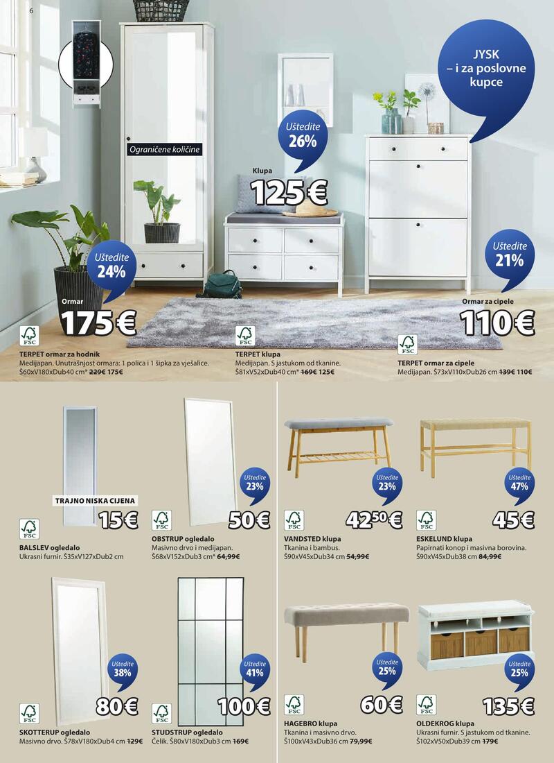 JYSK katalog namještaj