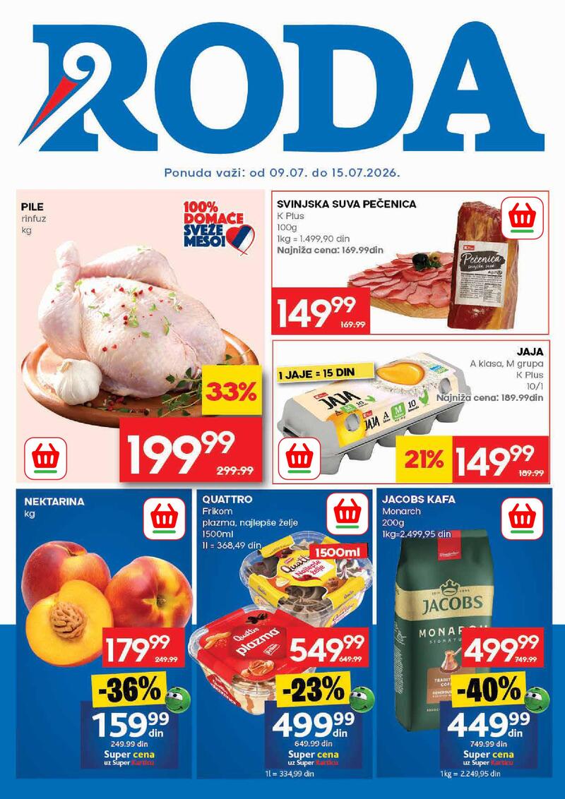Roda katalog akcija Nedeljna ponuda