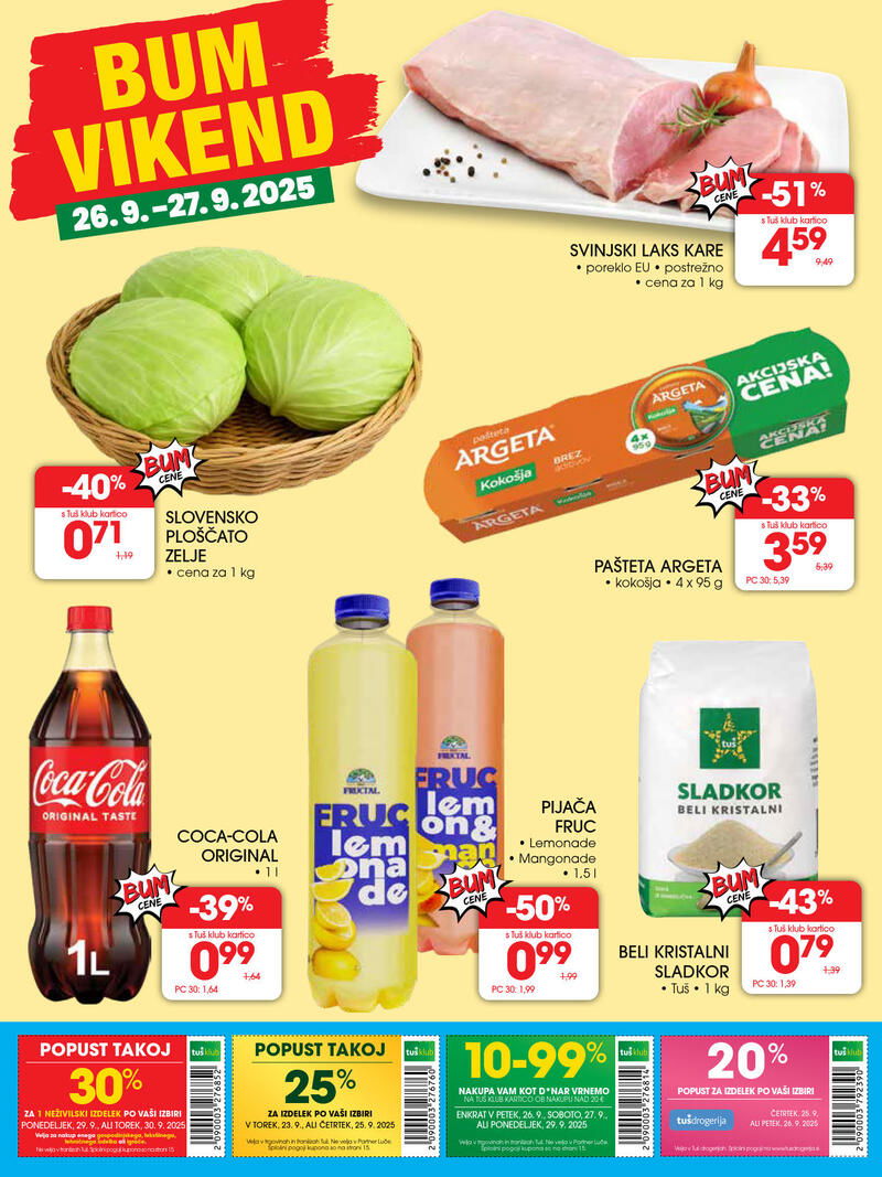 Tuš redni katalog