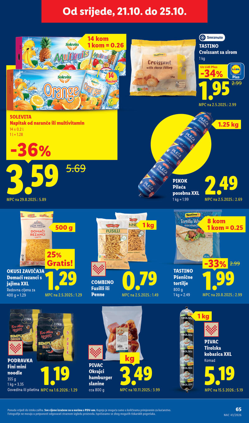 Lidl katalog - Tjedna akcija