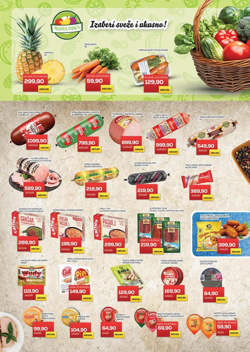 Medius katalog akcija