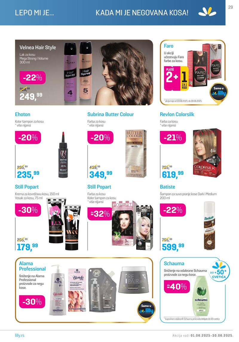 Lilly Drogerie katalog akcija
