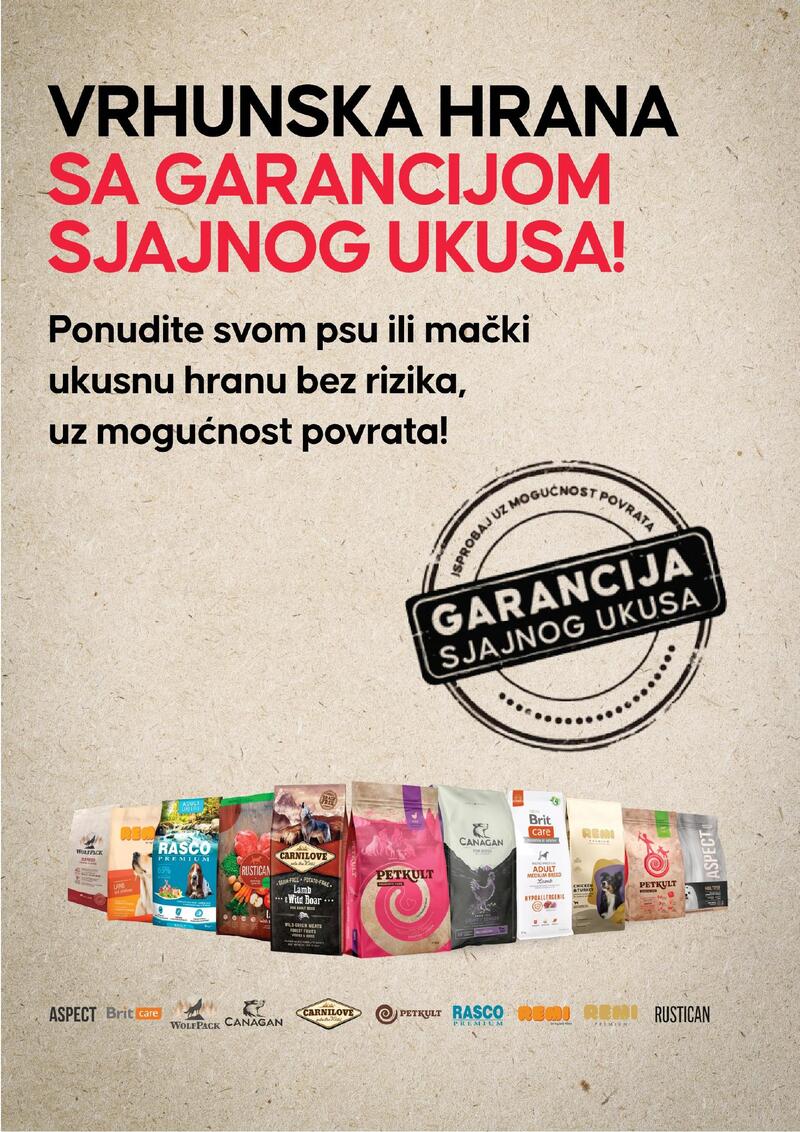 Pet centar akcijski katalog
