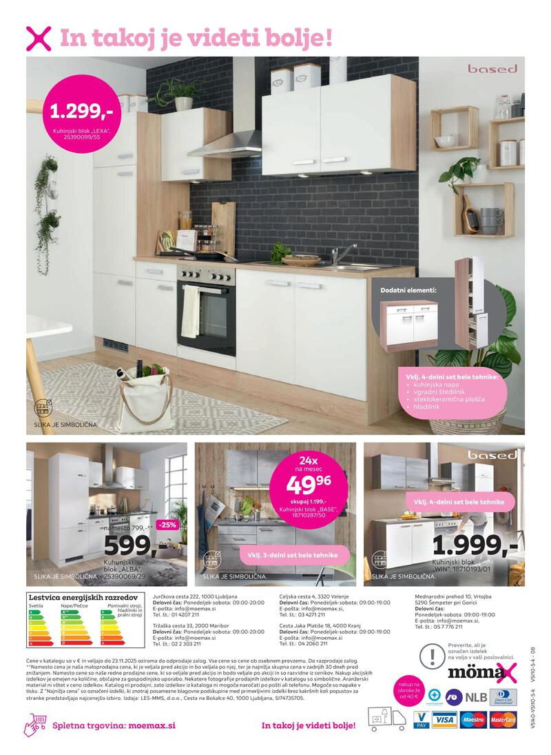 Mömax kuhinje katalog