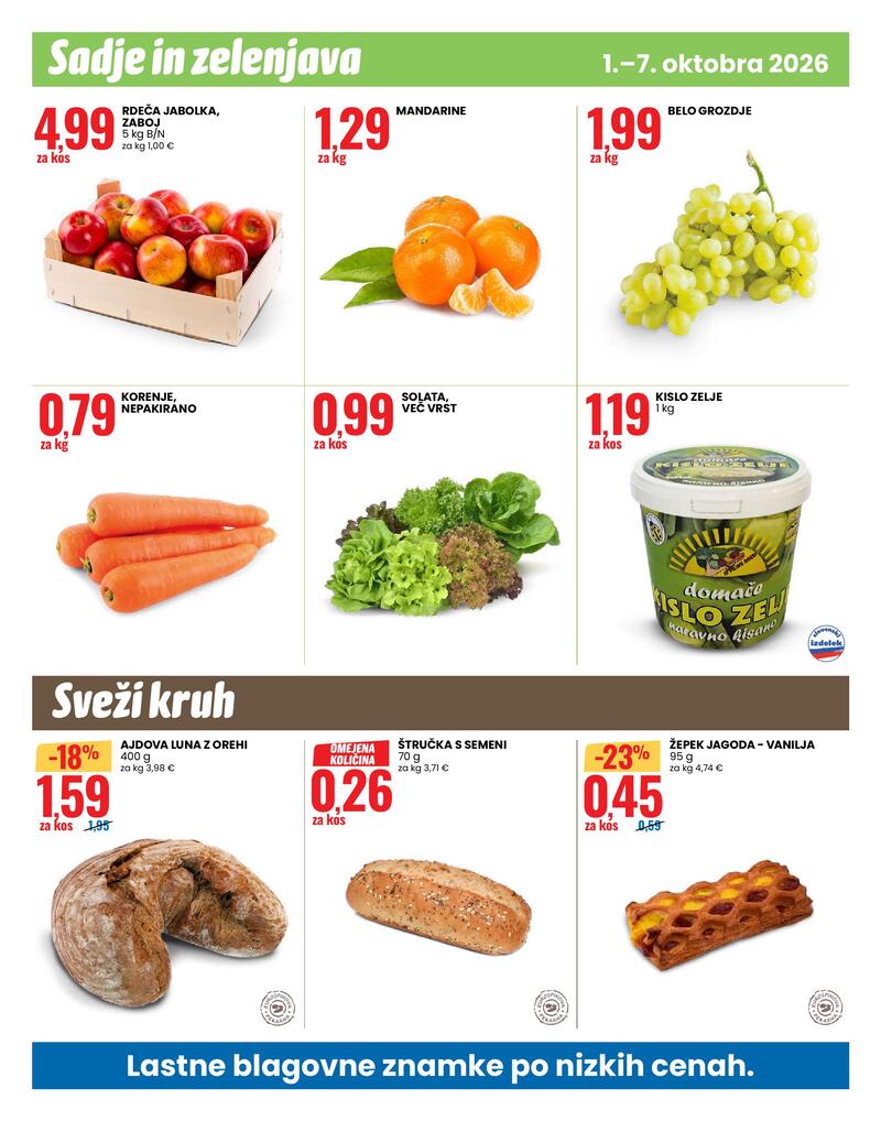 Eurospin katalog - Tedenska akcija
