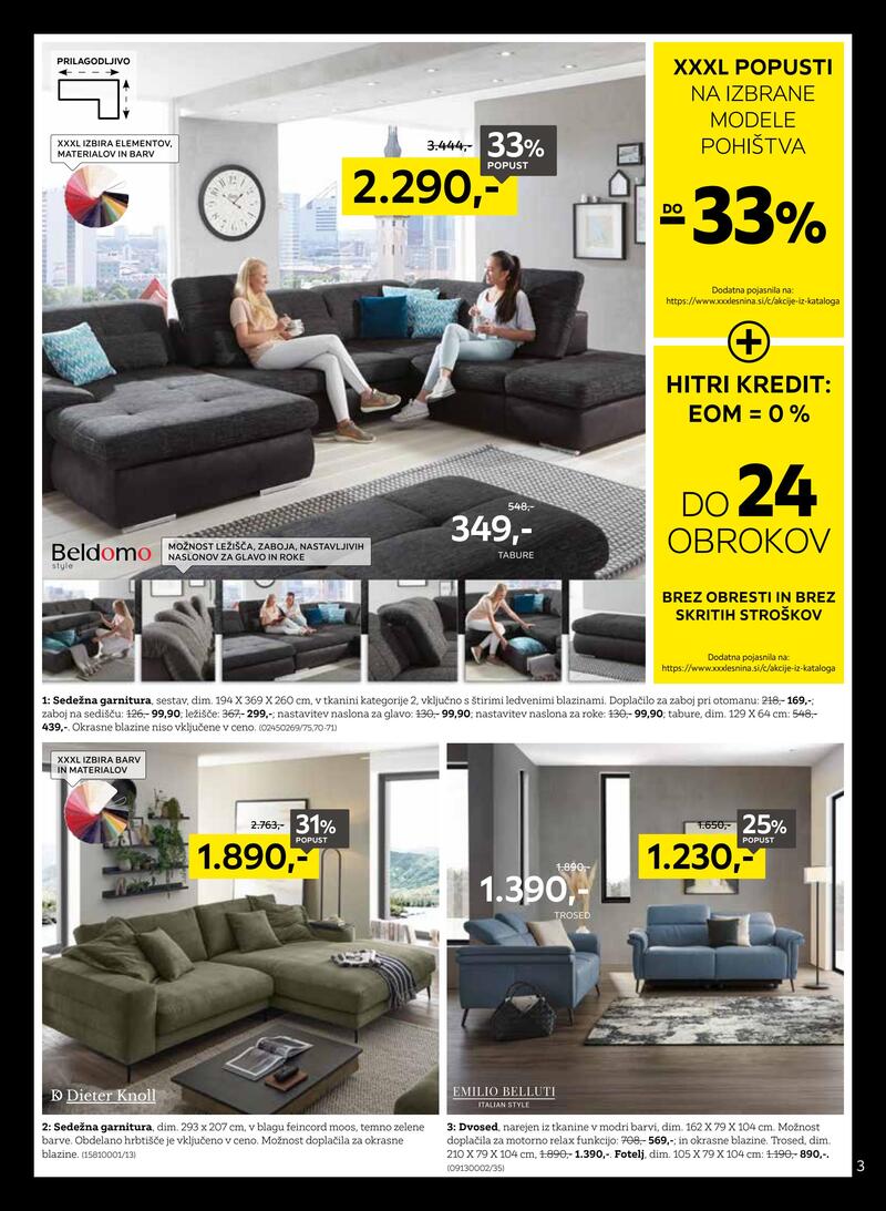 Lesnina XXXL redni katalog