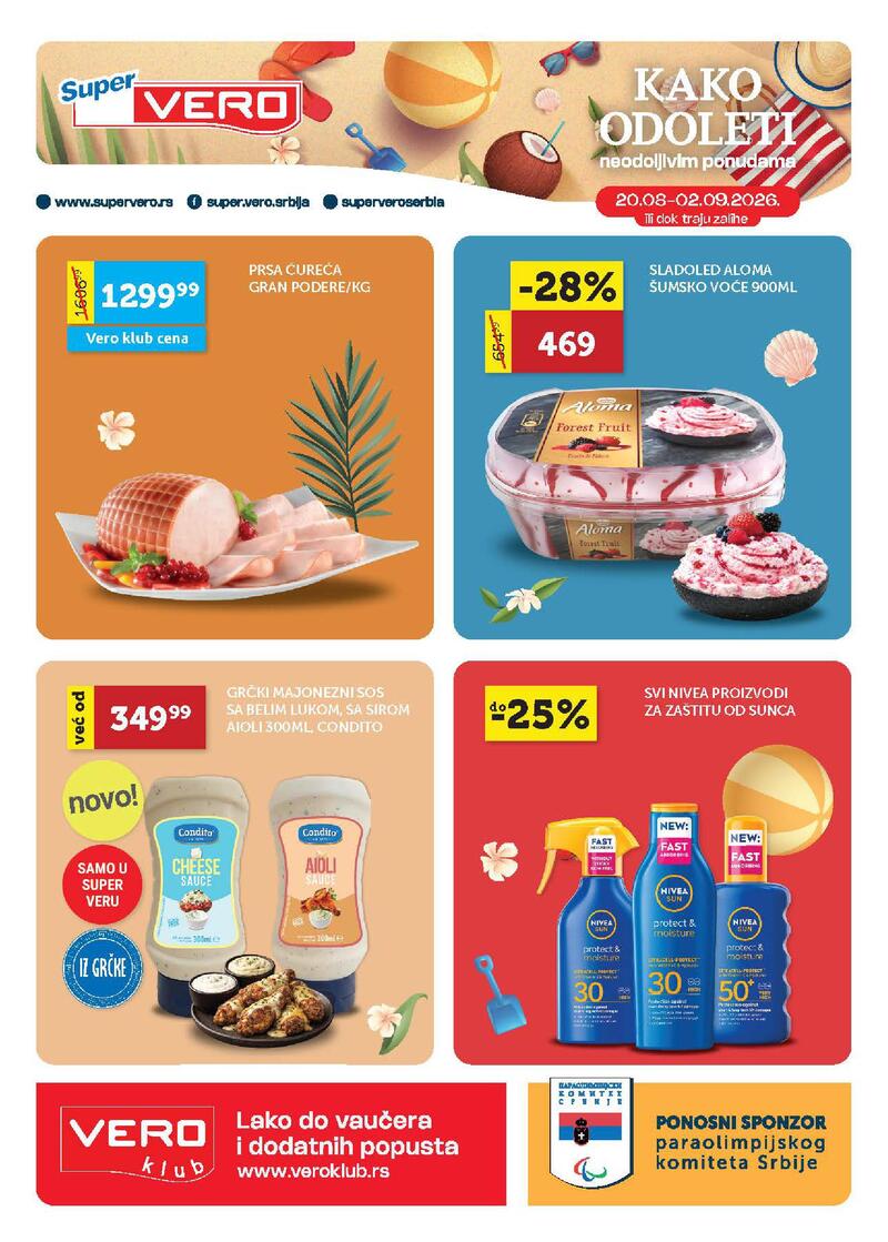Super Vero katalog akcija Katalog hrana
