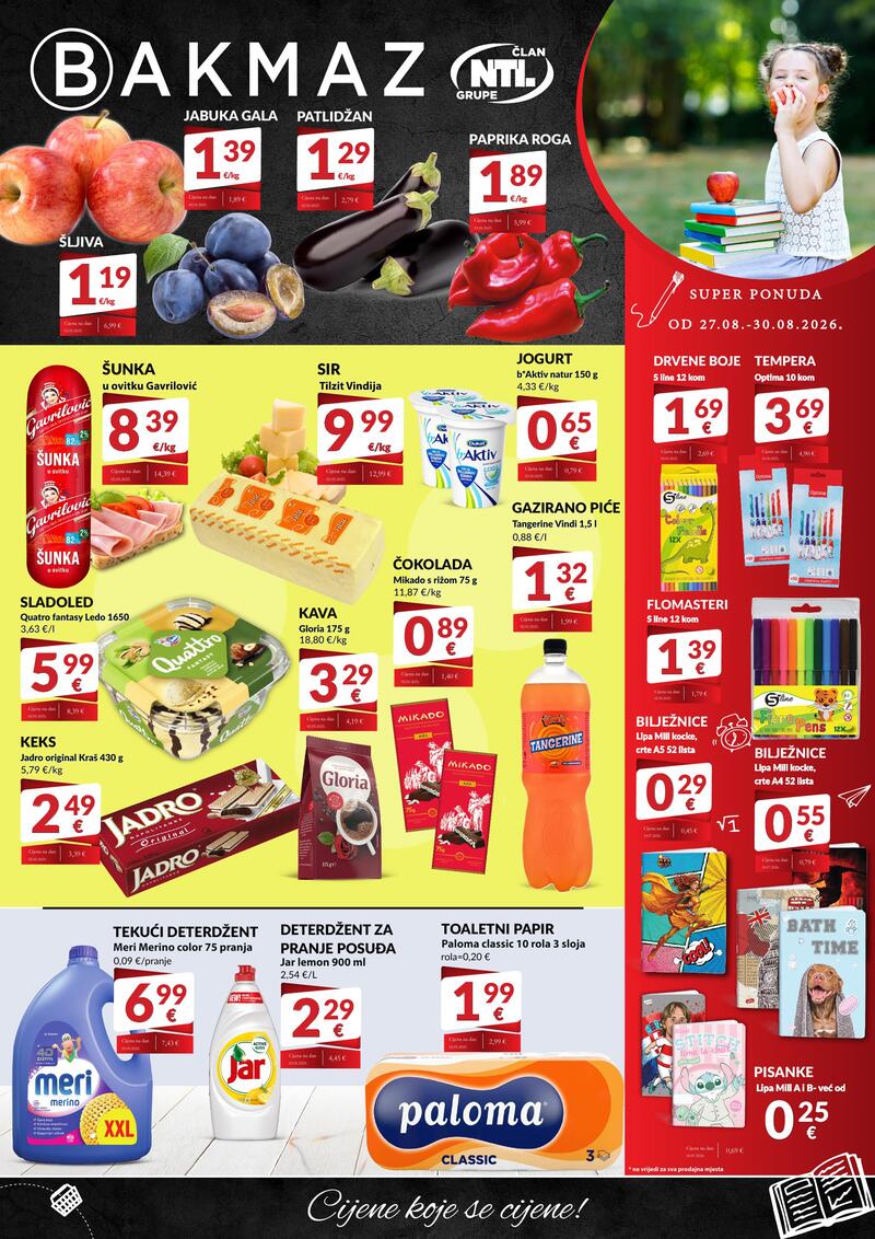 Bakmaz katalog akcija Super ponuda