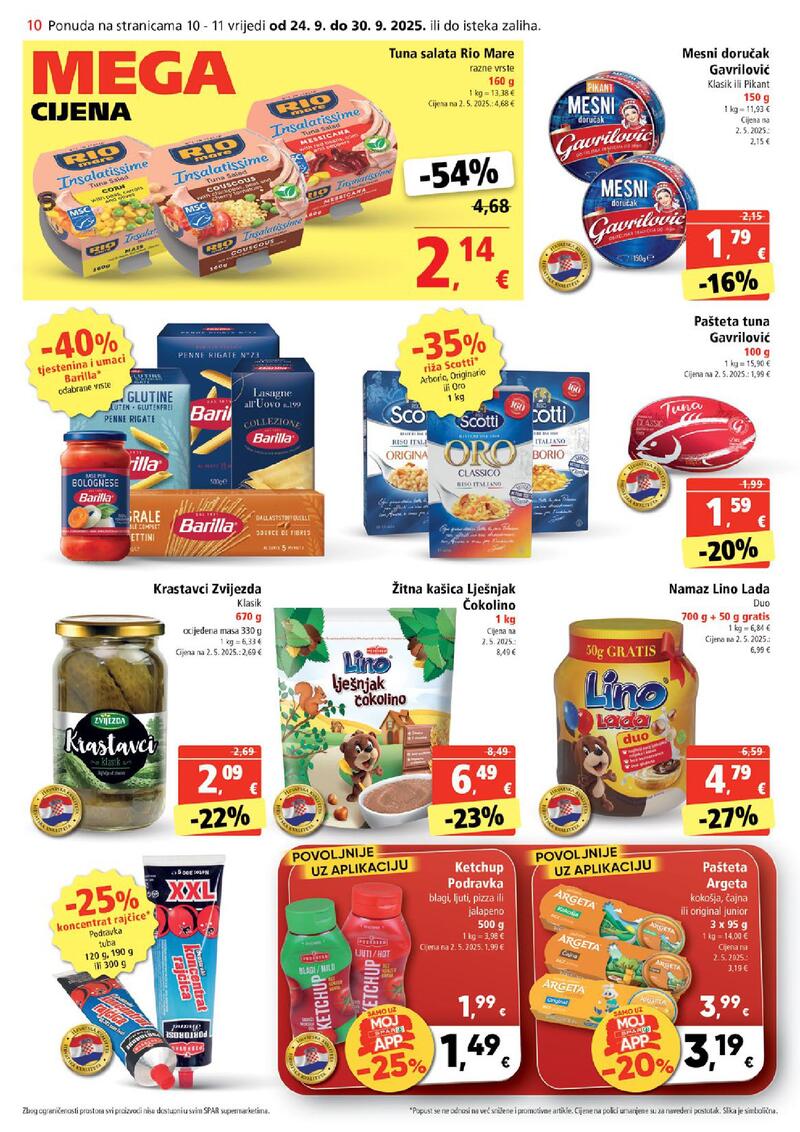 Spar kataloška akcija