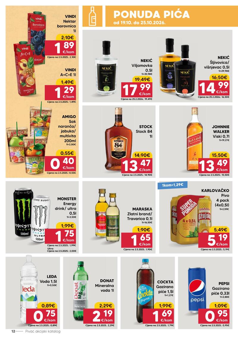 Pivac katalog - Tjedna akcija