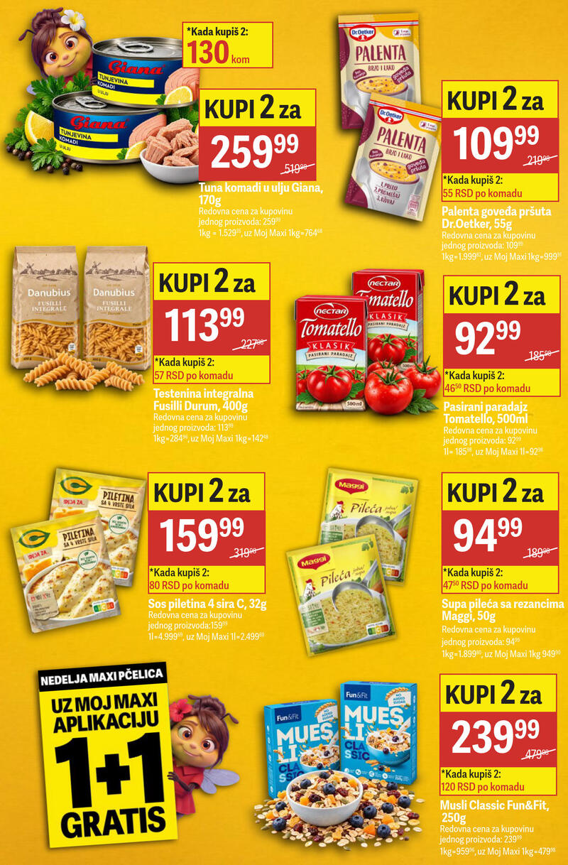 Maxi katalog – Nedeljna akcija