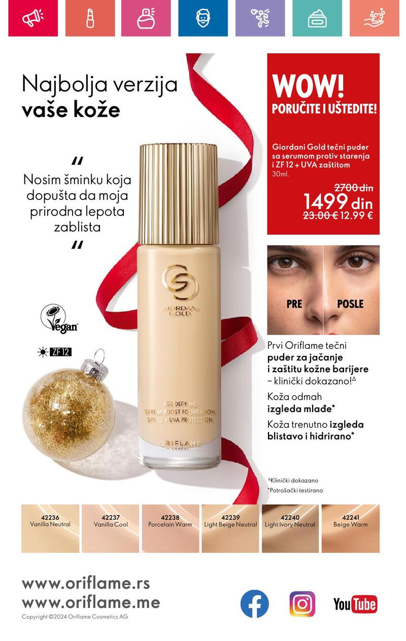 Oriflame katalog akcija