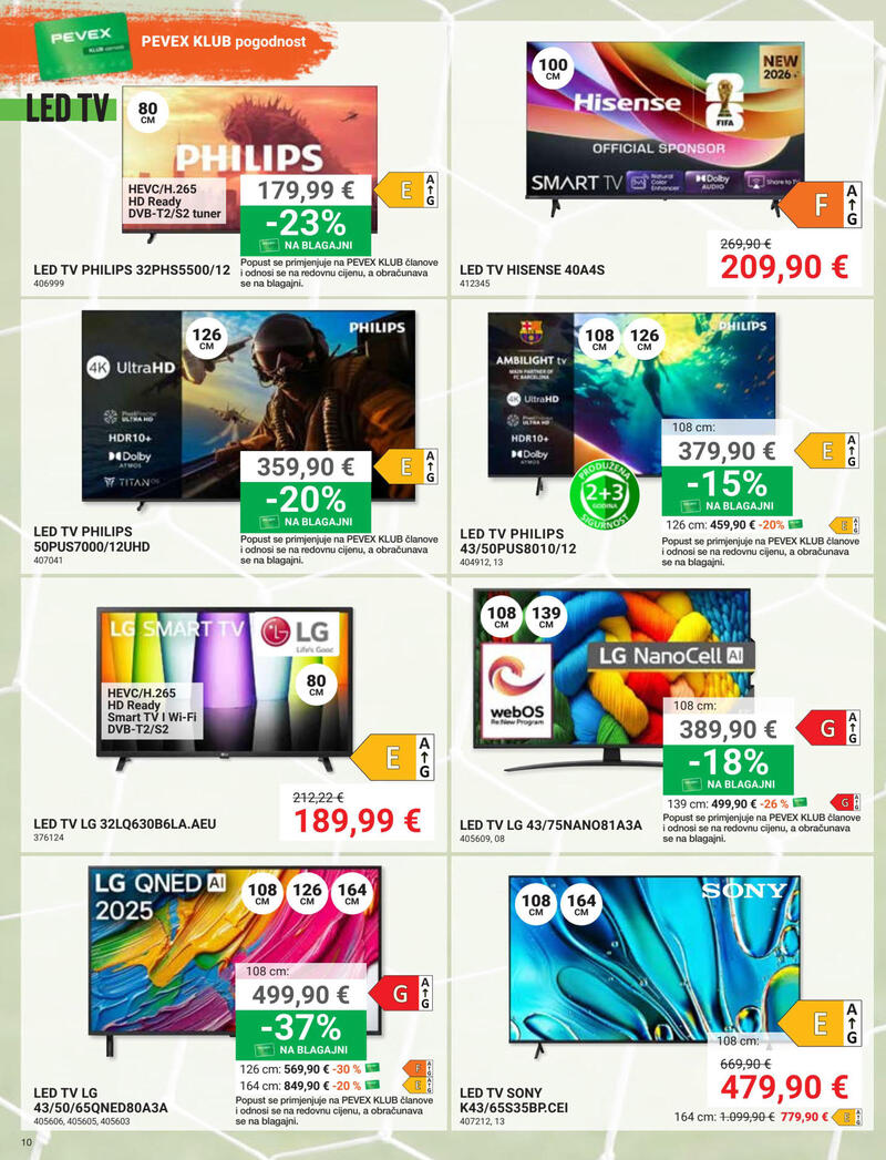 Pevex kataloška akcija