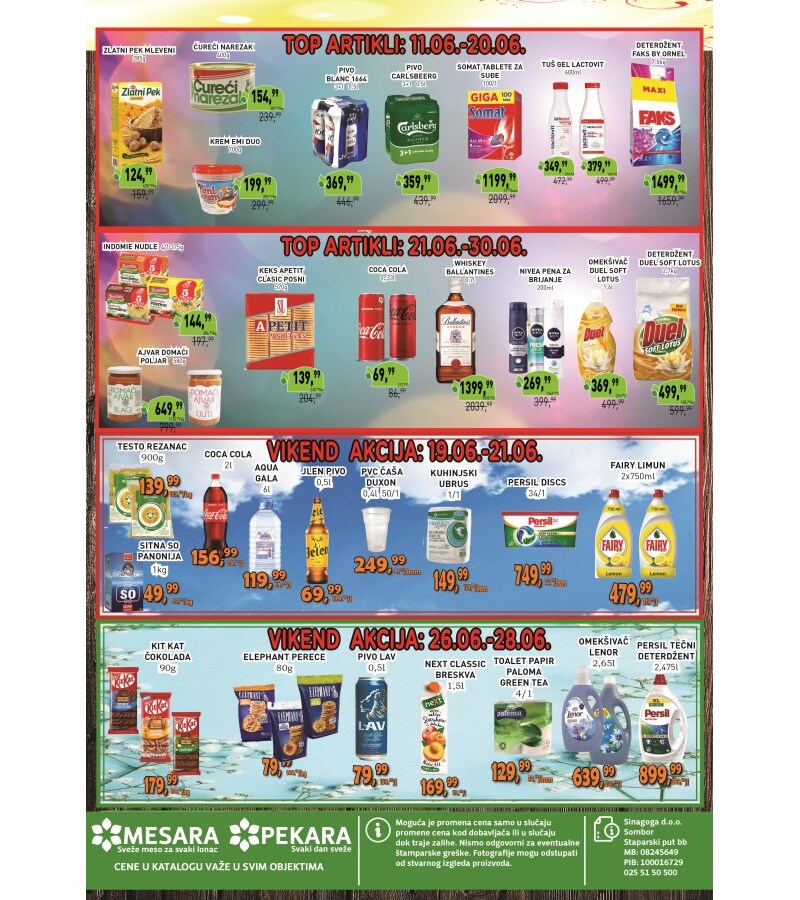 Sinagoga katalog akcija