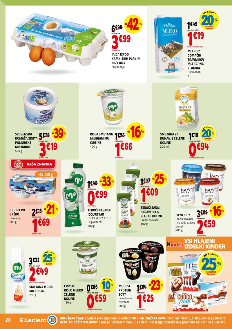 E.Leclerc katalog - Dvotedenska akcija