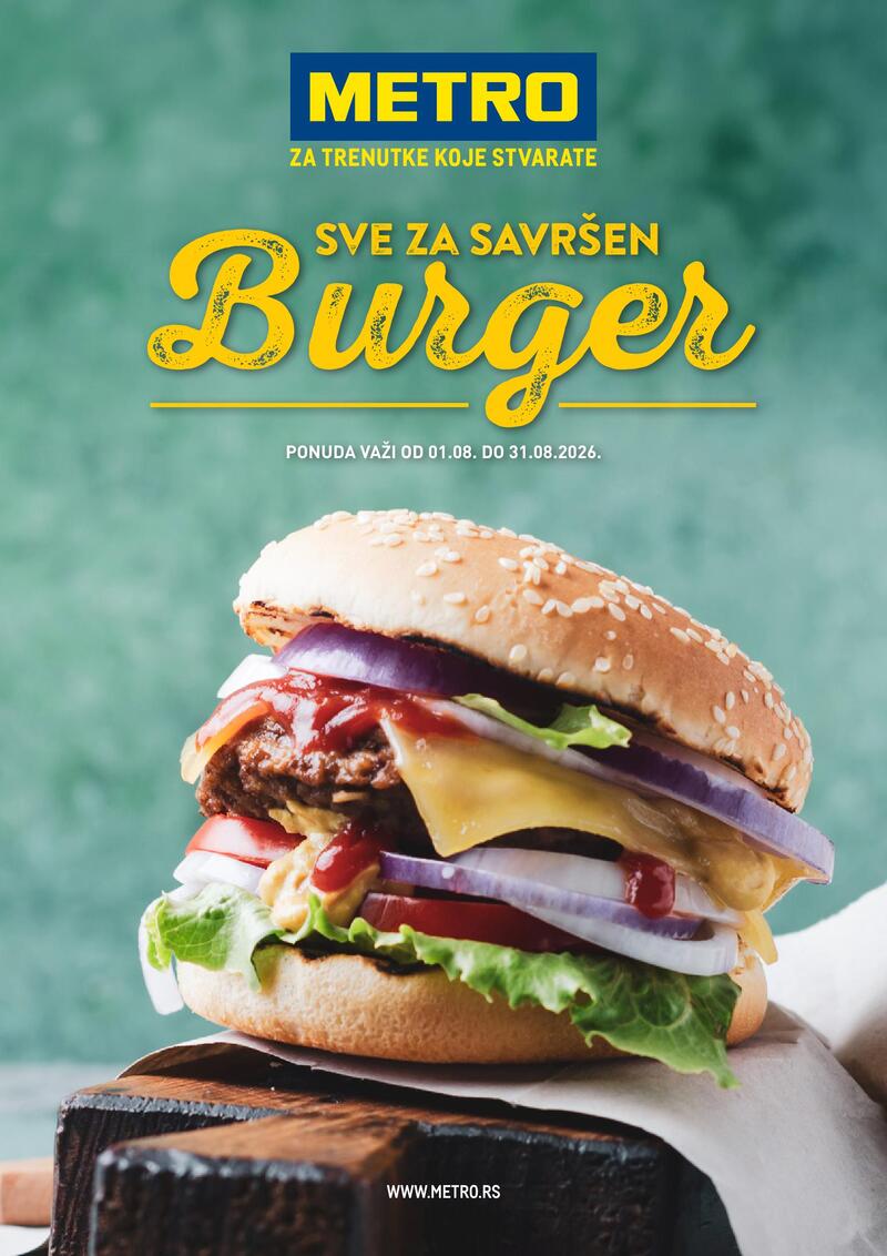 Metro sve za savršen burger