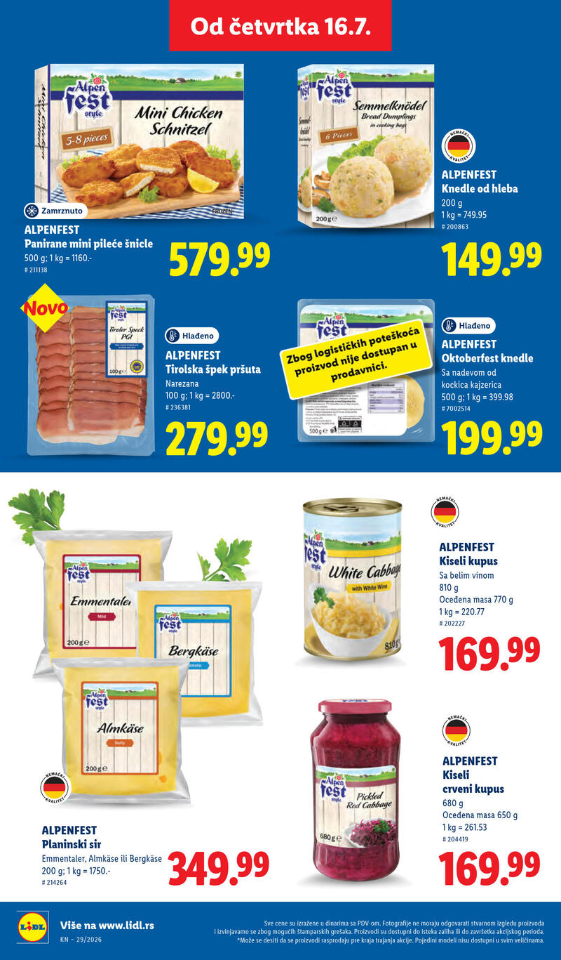 Lidl katalog akcija