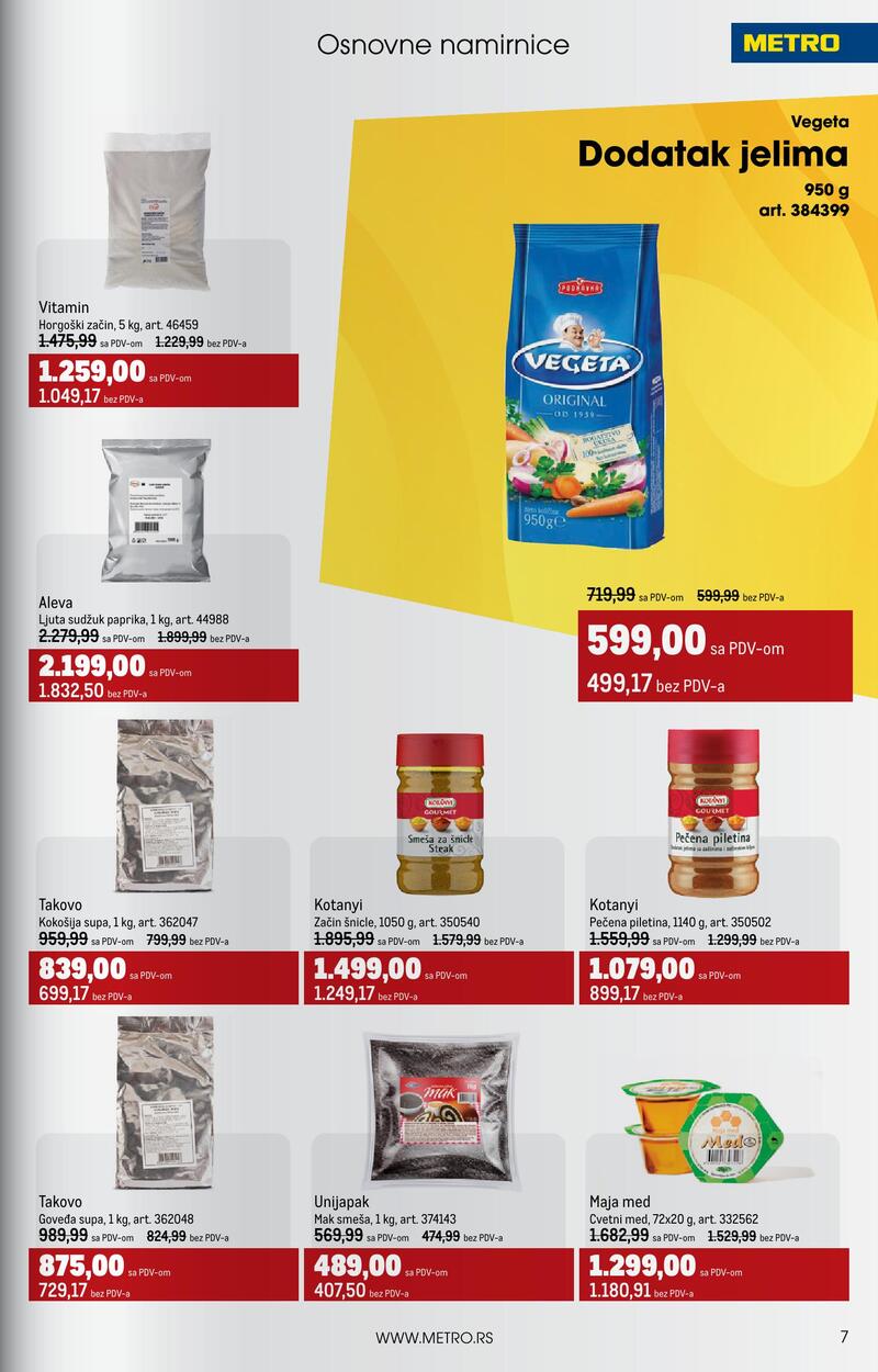 Metro katalog ugostitelji