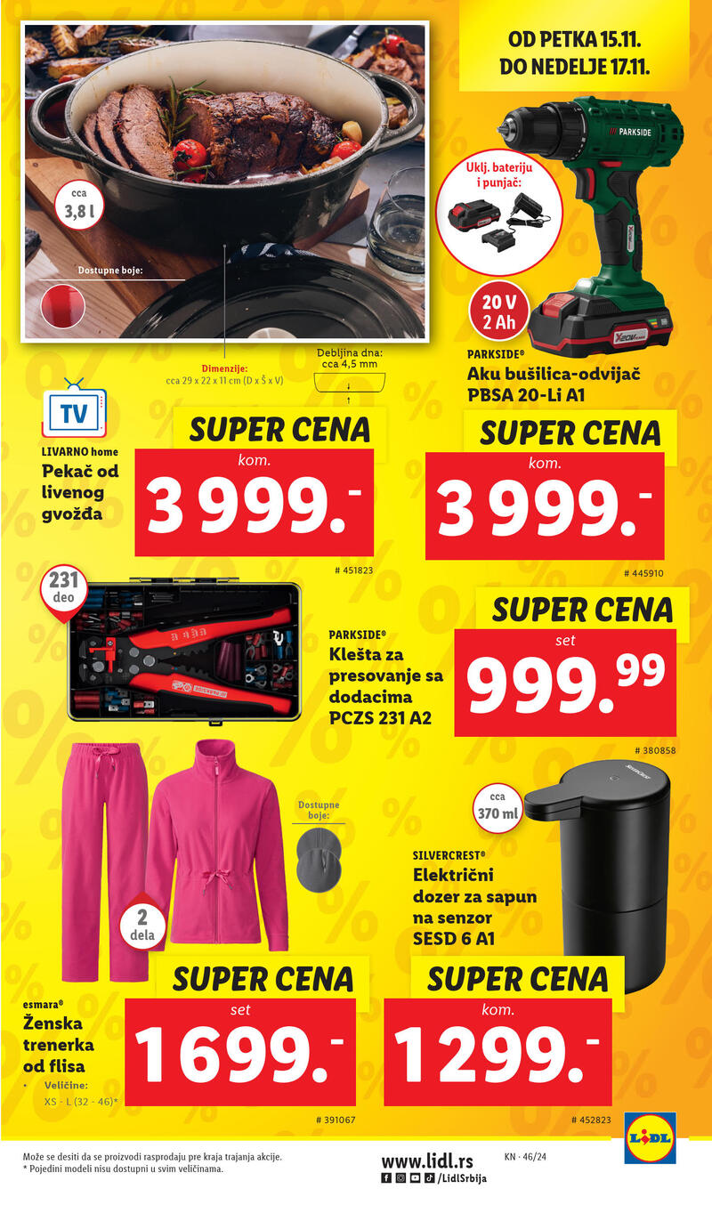 Lidl katalog akcija neprehrana